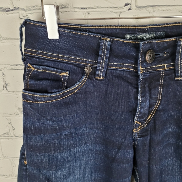 SILVER | Suki skinny stretch dark wash jeans - Picture 3 of 8